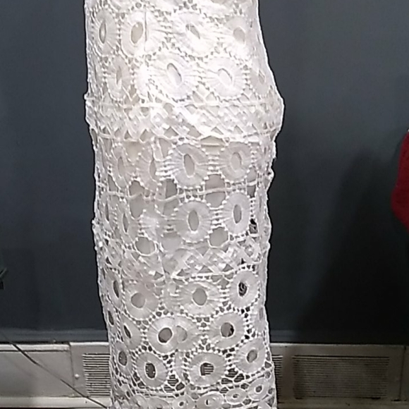 Taylor white lace dress size 2 - Picture 5 of 12